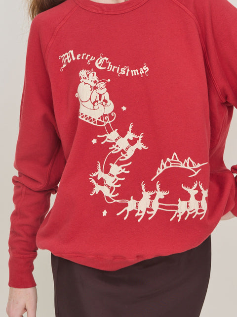 College Sweatshirt, Merry Christmas