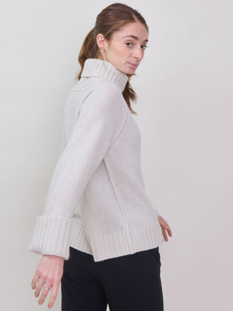 Chunky Turtleneck, chiffon