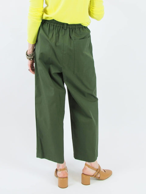 Hakama Pant, khaki gabardine