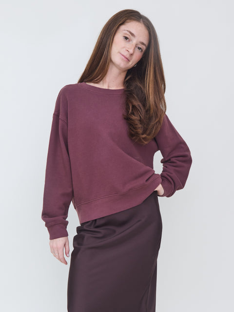Everyday Sweatshirt, Plum