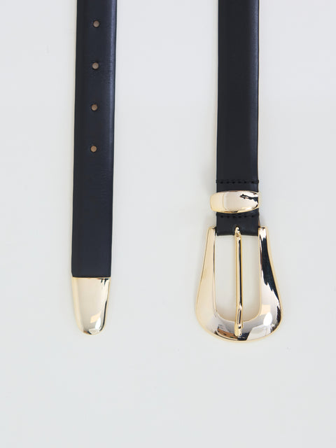 Colette belt, black/gold