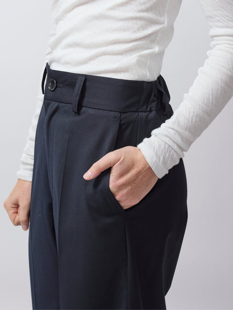Still trouser, navy