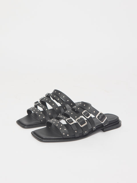 Studded Sandal, black