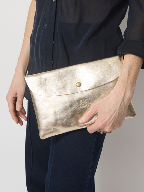 【mi】IL BISONTE パース Linea 1978 | Women's handbag in leather color natural – Il Bisonte