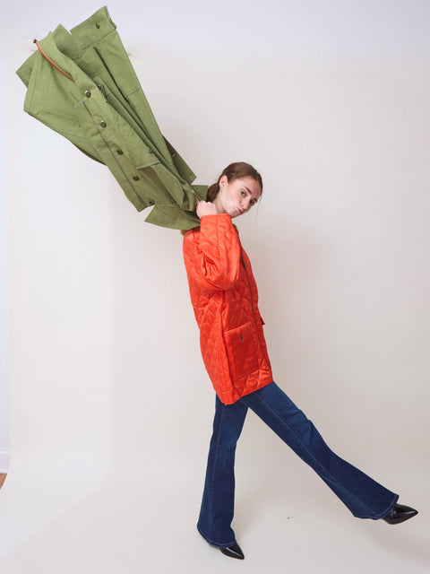 Quilted Liner Parka, Army