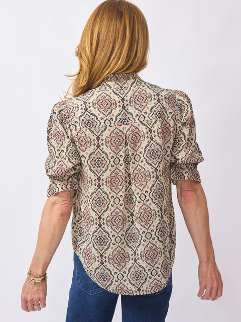 Evermore Blouse, Tagine Tile