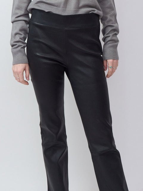 Zaragoza, black leather