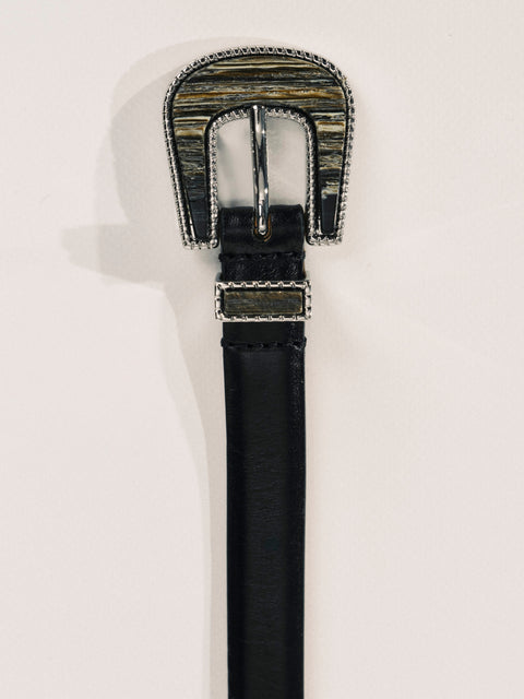 Travertine, black