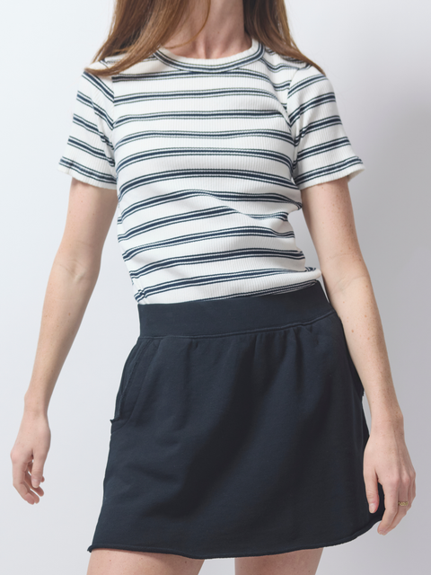 Telopea, ecru/navy