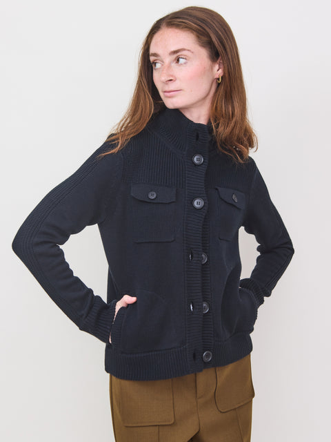 Cargo Cardigan, Black