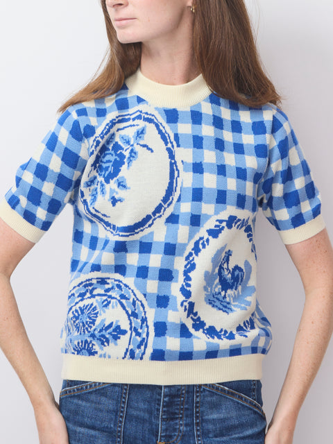 The Axelle Sweater, Blue