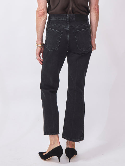 Rene Kick Flare, Faded Black Wash
