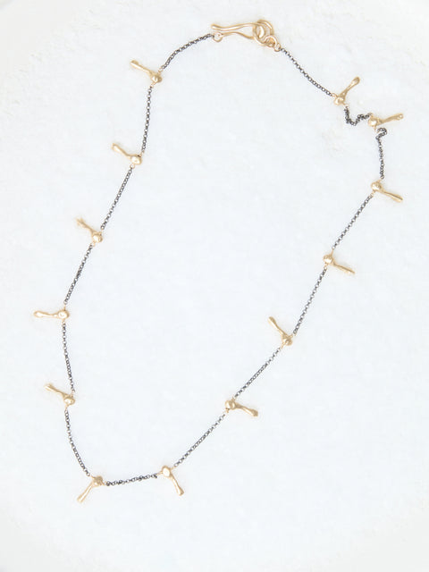 Calima Bronze Sterling Chain 18"