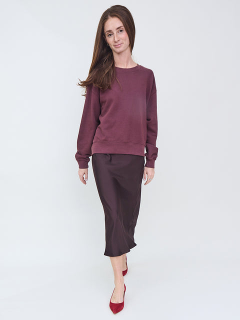 Everyday Sweatshirt, Plum