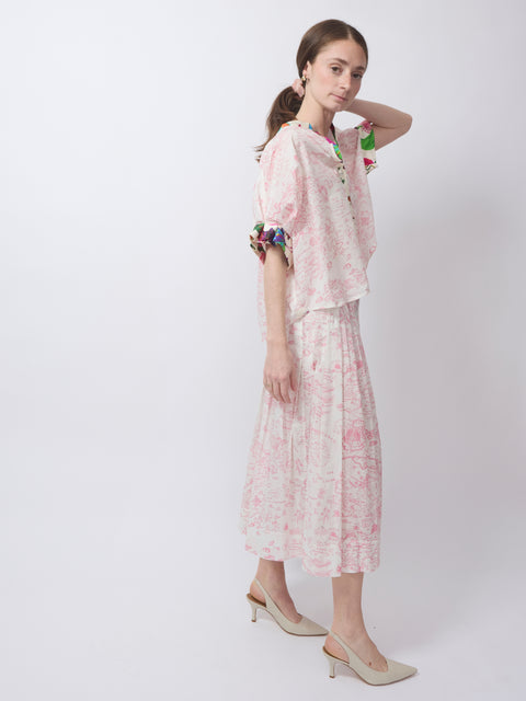 Venise, Carte Rose Ecru