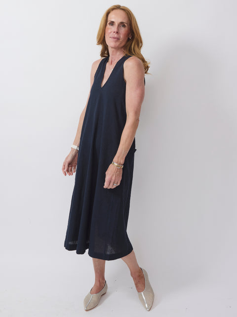Mona Dress, Midnight Checkered
