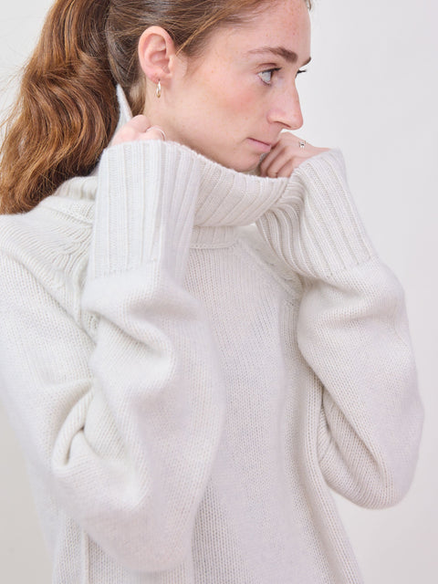 Chunky Turtleneck, chiffon