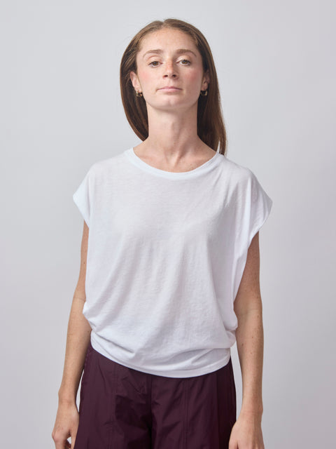 Terrence Tuck Tee, white