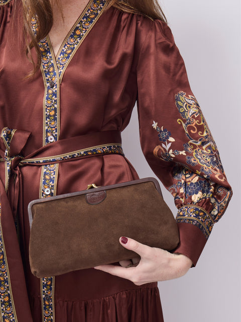 Classic Clutch, Testa di Moro/Caffe