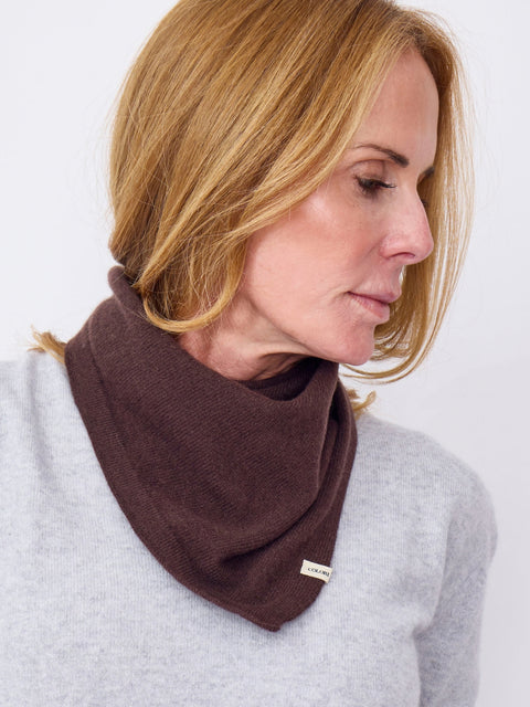 Small Triangle Bandana, Chocolate