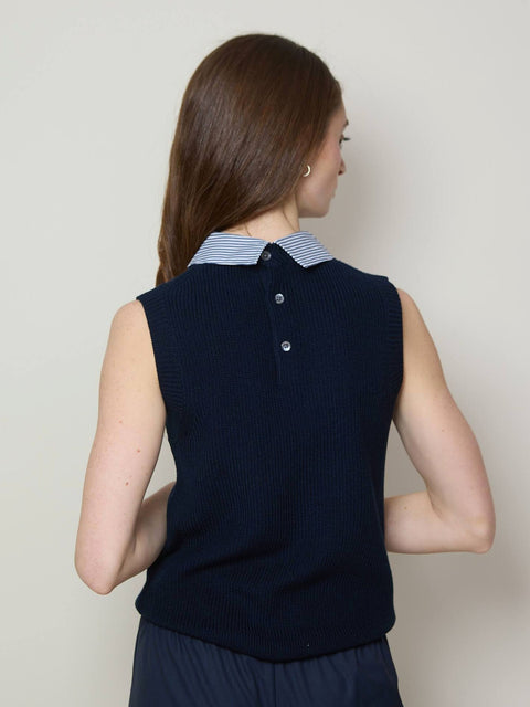 School Vest, Navy