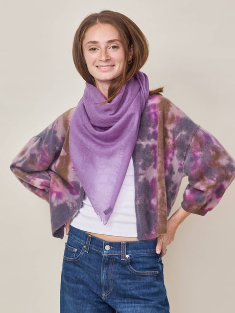 Whisper Cashmere Poet Square, lavender