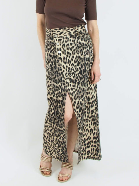 Sigge Skirt, Leopard print