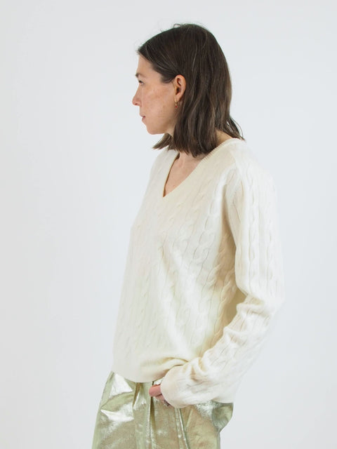 Maie Sweater, Cream