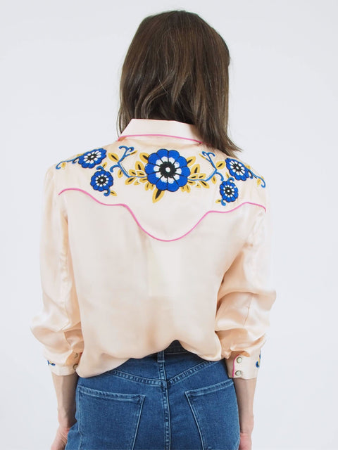 Gaucho Top, Rosey Country Floral