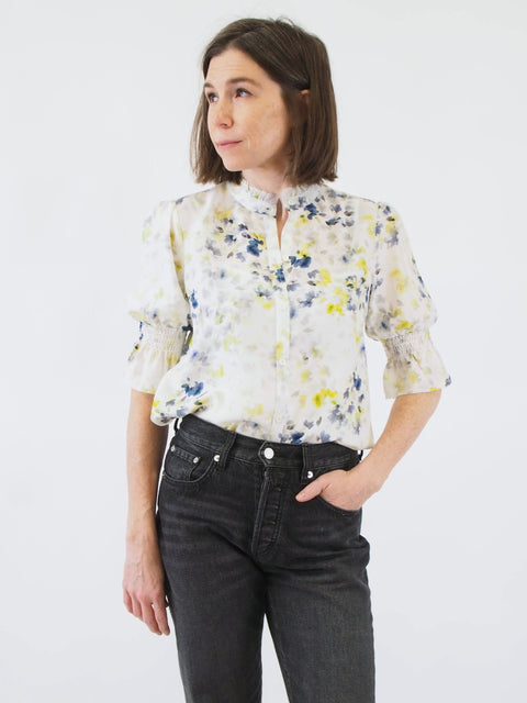 Brooklyn Top, Smudged Yellow