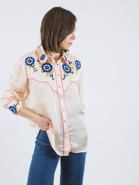 Gaucho Top, Rosey Country Floral