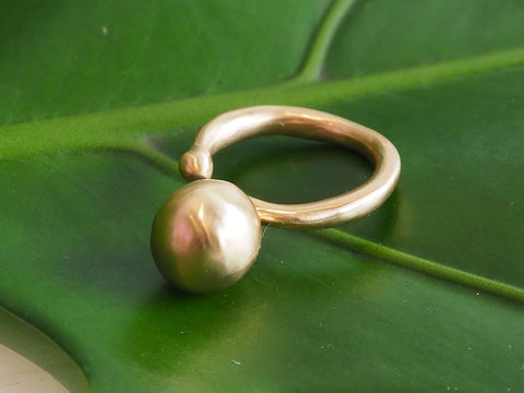 Sphere Ring, Bronze