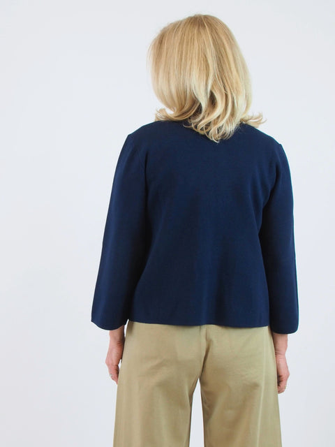 No Close Cardigan, Navy