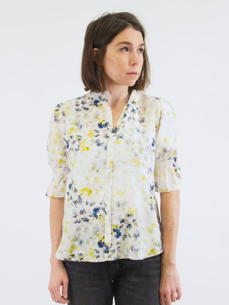 Brooklyn Top, Smudged Yellow