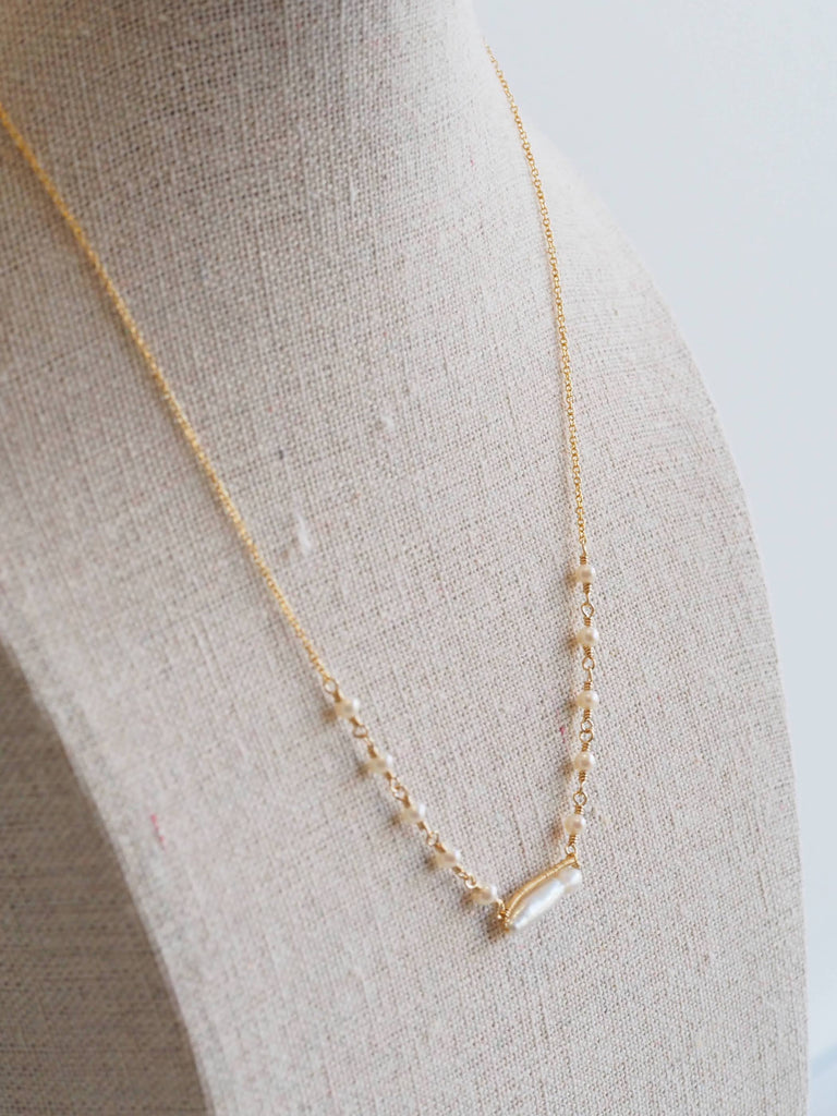 Pearl ID Necklace
