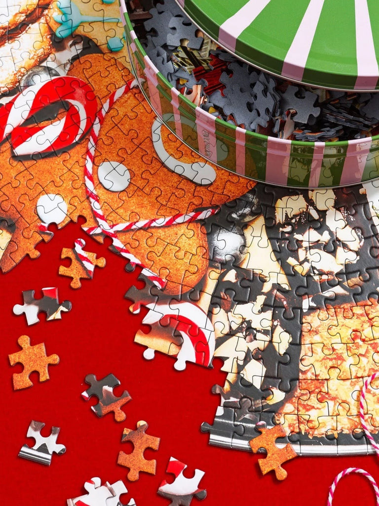 Holiday Cookie Tin puzzle