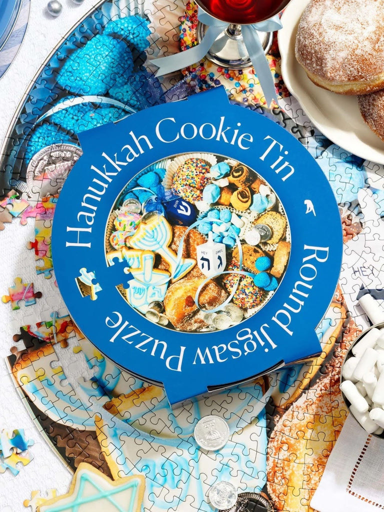 Hanukkah Cookie Tin puzzle