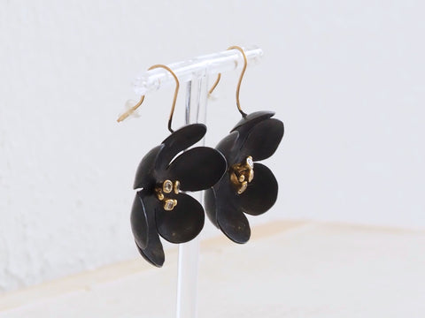 Hellebore Bronze Earring
