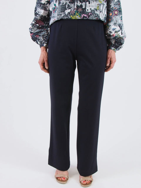 Side Vent Trousers, navy